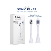 Fabcio Mysmile Sonic Plus/pro Aı Şarjlı Diş Fırçası Başlıkları F1-f2