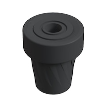 Cateksss Baston Lastiği Kanedyen Koltuk Değneği Lastiği 22 Mm Antrasit Gri - Yürüme Aparatı & Bastonlar - 10 Lu Paket