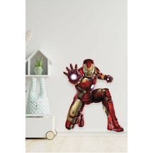 Avengers Ironman Çocuk Odası Duvar Kağıdı Aksesuarları Süsü Sticker 65x80 Cm