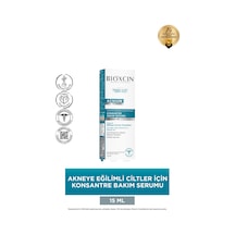 Bioxcin Acnium Akneye Eğilimli Ciltler İçin Konsantre Bakım Serumu 15 Ml Salisilik Asit Çay Ağacı Niasinamid
