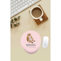 Sen Şişko Değilsin Diğerleri Çok Zayıf Desenli Bilek Destekli Mouse Pad Mousepad