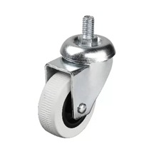 Hts 332 - 50x20 Mm Çift Bilyalı Vidalı Teker 4 Adet Siyah