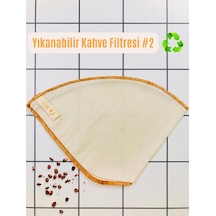 Tr 2 Adet Yıkanabilir, Kumaş, Organik Kahve Filtresi No:2 Ağartılmamış%100 Ham Pamuk - Ekolojik Filtre No:2 Genel