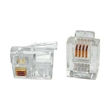 RJ11 Jack - 4 Pinli (6P4C) - 10 Adet