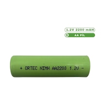 Ortec 1.2v 2200mah Ni-mh Aa Şarj Edilebilir Kalem Pil