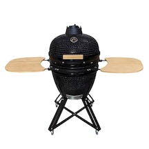 Chefden Elite 21 Kömürlü Seramik Siyah Barbekü