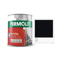 Permolit Monotip Astarlı Antipas Boya Siyah 0.75 Lt.