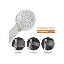 Aqua Bagno Smile El Duşu - Duş Başlığı 3 Fonksiyonlu Krom