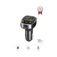 Özel Seri Transmitter Usb Tf Kart Mikrofon G17 Siyah 18w Ses Sistemi Şehir İçi Mobil Aksesuar