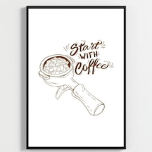 Besay Moka & Espresso Kahve Köşesi Duvar Dekorasyonu Esprili Yazılı Kafe Ve Mutfak Posteri 3'lü Set A4 Çerçevesiz