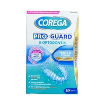 Corega Pro Guard Ortodontik Günlük Temizleyici Tablet 30 Tablet