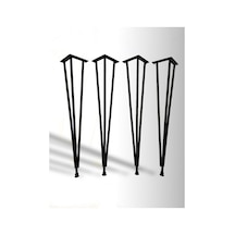 70cm-4'lü Demir Masa Ayak, Demir Ayak , Dresuar Ayağı, Masa Ayağı, Demir Ayaklar, Masa Ayakları