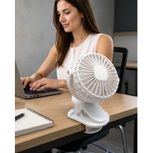 Mandallı 360 Ayarlanabilir Mini Fan Uczzaf01vantilatör-2