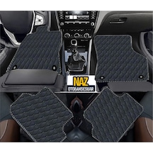 Bmw 3 Serisi E 46 Coupe 1998 - 2005 Uyumlu Siyah Dikişli Siyah Deri Paspas