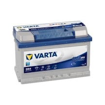 D54 12V  65 Amper 650A EN EFB Start Stop Varta Akü Alçak Basık Tip