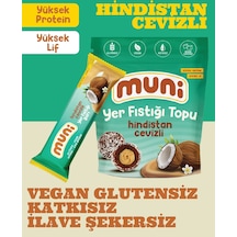 Muni Hindistan Cevizli Yer Fıstığı Topu 6 x 80 G + Yer Fıstığı Barı 12 x 40 G