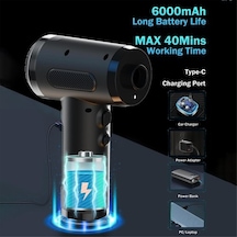 Joyhub Temizlik Için Basınçlı Hava Silgi, Şarj Edilebilir Taşınabilir Temizleme Kiti, 3 Hız Küçük Elektrikli Akülü Hava Üfleyici Egıe0q