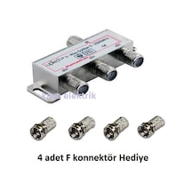 1/3 Uydu Splitter Kablo Çoklayıcı Dağıtıcı
