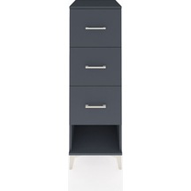 Kronos Dolap 3 Çekmeceli 44x59x134 Antrasit-antrasit Antrasit