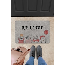 Evaşk Kapı Önü Paspası Vinil Kaymaz Tabanlı 45 X 70 Evaşkdm11106