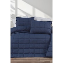 Cratos Comfort Çift Kişilik Yatak Örtüsü Lacivert Lacivert