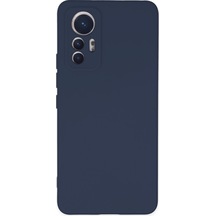 Xiaomi Mi 12 Lite Uyumlu Kılıf Nano İçi Kadife Silikon - Lacivert