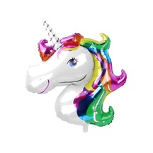 Unicorn Folyo Balon Büyük Boy Beyaz