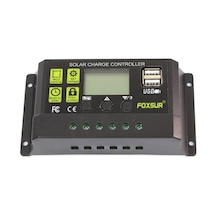 Pwm Güneş Kontrol Cihazı 12v/24v Otomatik Tanıma 10a 20a 30a Güneş Fotovoltaik Panel Kontrol Cihazı 20a