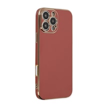 Apple iPhone  Uyumlu- 16 Pro Kılıf Volet Silikon - Kırmızı