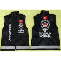 Özel Güvenlik Yeleği Satınal,yazıları Nakış İşlemeli Silinmez. Siyah