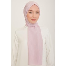 Armine Yeni Sezon Çizgi Detaylı Şal 1002-3 - Toz Pembe-279 - Standart Çok Renkli