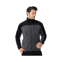 Erkek Tam Fermuarlı Polar Sweat Antrasit