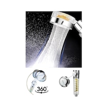 Su Tasarruflu Duş Başlığı - Yüksek Basınçlı Turbo Jet Duş Başlığ Krom