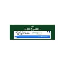 Faber-Castell Keçeli Kalem Koyu Mavi 10 Adet