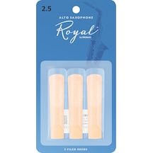 D'addario Woodwinds Rjb0325 Royal Alto Saksafon Kamışı No: 2.5 Orta Seviye/eğitim - 3'lü Paket En Çok Tercih Edilen Sertlik Ve Dengeli Performans