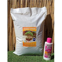 Bonsai Toprağı 10 Lt+ Bitki Besini 225 Ml 2'li Diğer