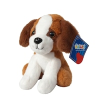 Sevimli Peluş Köpek 15 Cm Uyku Arkadaşım Kahverengi