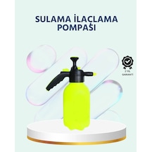Mey İthalat Basınçlı El Pompası 2 Litre Bakır Nozul Ayarlı Jet Ve Dağınık Atım