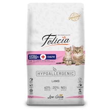 Felicia Kitten & Mother Kuzu Etli Düşük Tahıllı Yavru Kedi Maması 12 KG