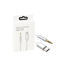 Type-C To Aux Kulaklık Çevirici Dönüştürücü 3.5 Mm Jack Girişli