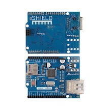 Arduino W5100 Ethernet Shield Ve Micro Sd Kart Modülü Çok Renkli