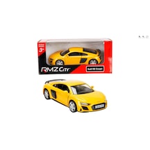1:32 Rmz City Avrupa Serisi Die Cast Çek Bırak Model Araba - Sarı Audi R8 Coupe