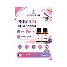 Premium Mum Esansı 5 Cc 2'li Set - Japon Kirazı, Lavanta - Soya Wax, Parafin, Jel Wax Ve Bal Mumu Uyumlu Bkfab2jklv5 Karışık