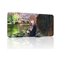 Koe No Katachi Kaymaz Dikişli Kauçuk Oyuncu Mousepad V4 - 90x40 Xxl Gaming Mouse Pad Fare Altlığı