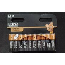 Duracell Simply LR6/MN1500 AA Kalem Pil 10'lu