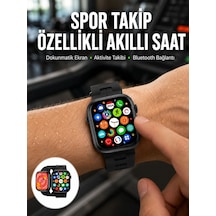 Akıllı Saat Çağrı Cevaplama Müzik Dinleme Plastik Kordon Mesaj Bildirimleri Yeni Seri - Lisinya