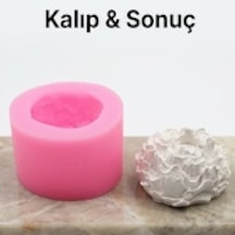 Sakayık Peony Çiçeği Silikon Kalıp 4x6.5 Cm