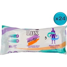 Lüx Hasta Vücut Temizleme Islak Mendil Havlu 50 Yaprak Xl (24 Lü