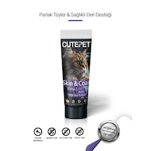 Cutepet Skin & Coat Kedi Deri Ve Tüy Sağlığı Malt 100g Omega 3-6-9, Biotin Ve Kolajen Destekli