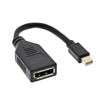 Minidisplayport Erkek To Displayport Dişi Çevirici 4K Kablo